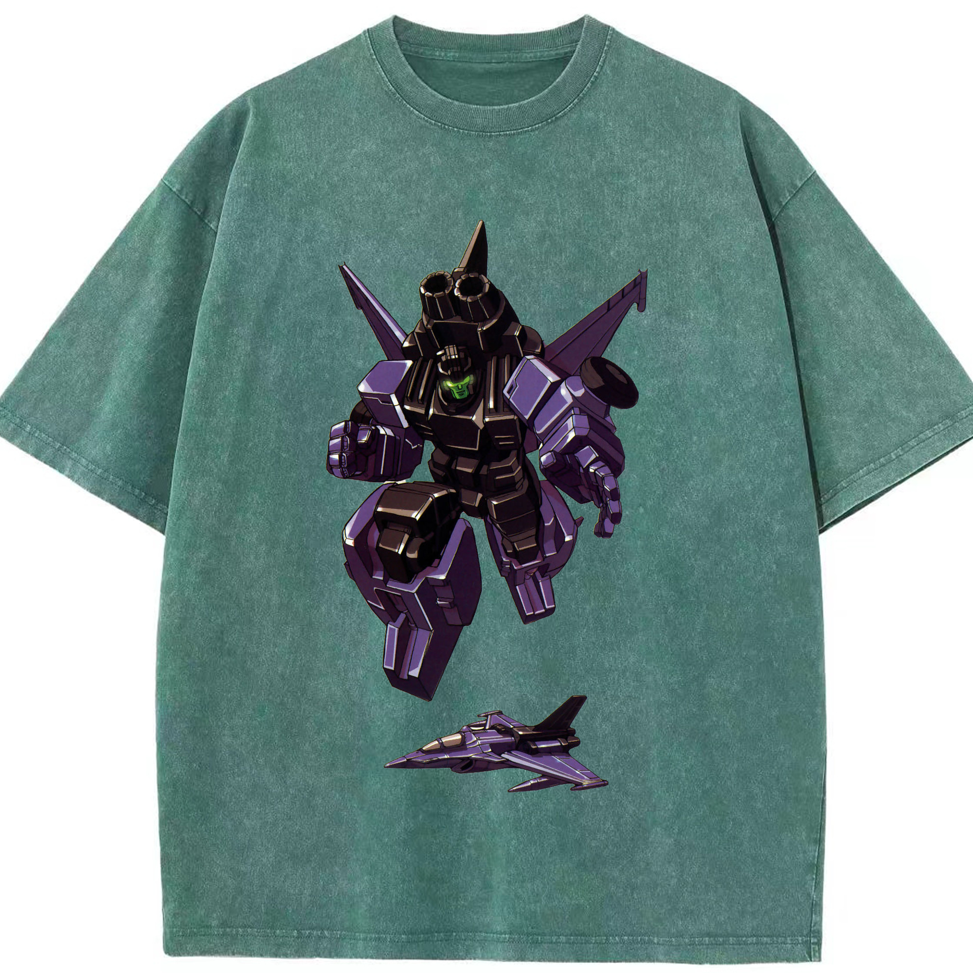（画像用）  綿100% ヴィンテージ風 半袖Tシャツ（フロントプリント）
